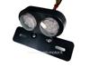 Black Led Tail Lamp Twin Round 