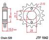 Jt Front Sprocket, 15-Teeth, 520-Chain 