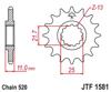 Jt Front Sprocket, 17-Teeth, 520-Chain 