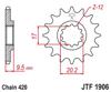 Jt Front Sprocket, 15-Teeth, 420-Chain 