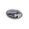 Highsider H4 Oval Insert, 160 X 90 Mm, Clear Glass 