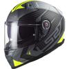 Ls2 Ff811 Vector 2 Splitter Helmet Titanium/Hi-Vis 